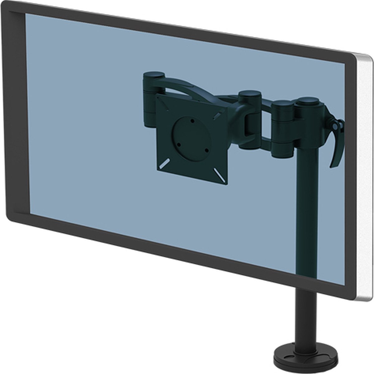 Fellowes Vista - Monitor arm - 1 scherm - Klem - Zwart