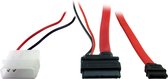 Inter-Tech Kabel Slim DVD Anschluss SATA + Power 0,3/0,3 m
