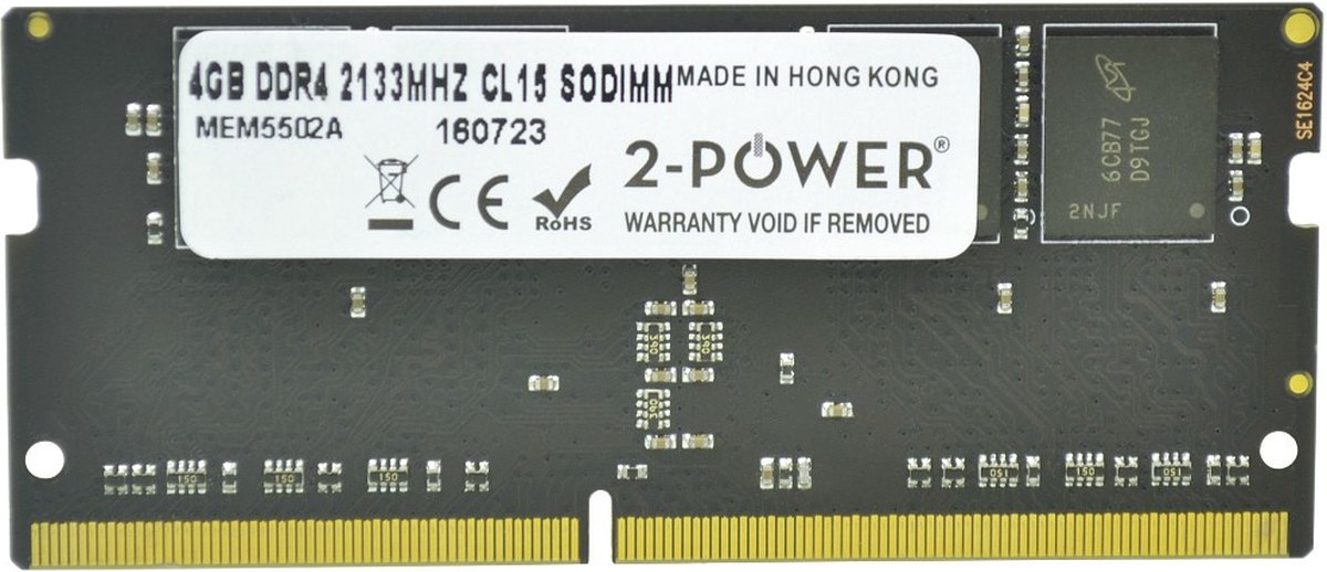 4GB DDR4 2133MHz CL15 SODIMM