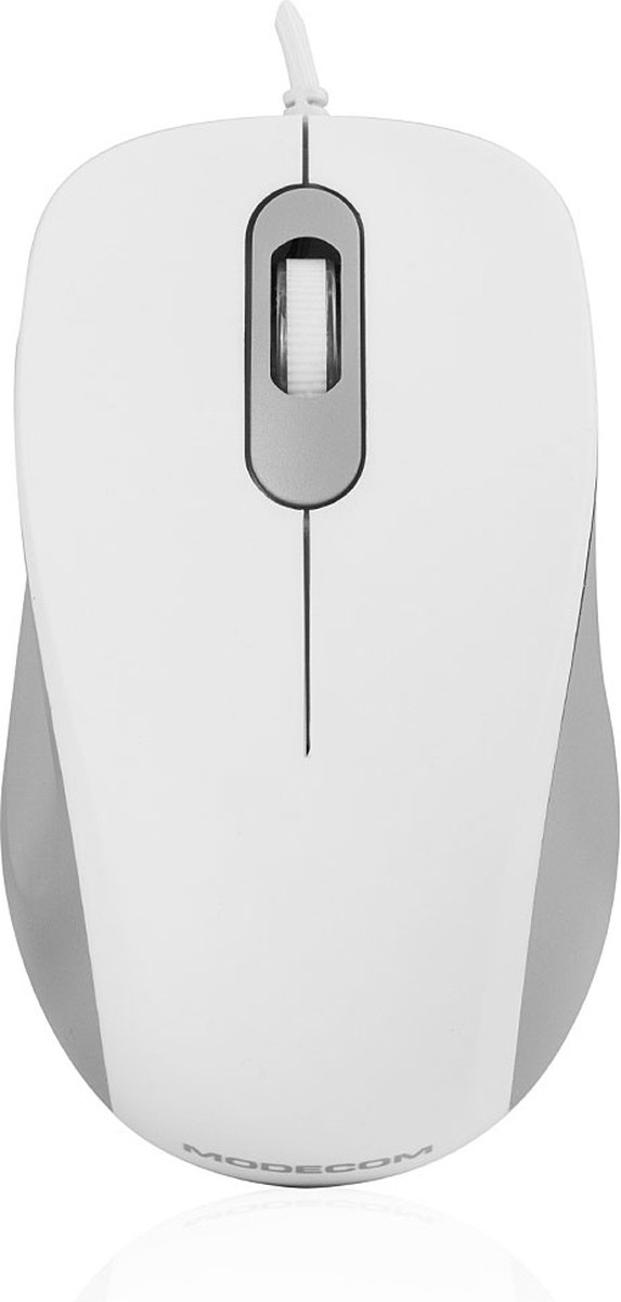 Modecom M-MC-M10S-200 M10S WHITE OPTICAL MOUSE SILENT [USB, OPTICAL 1000 DPI]