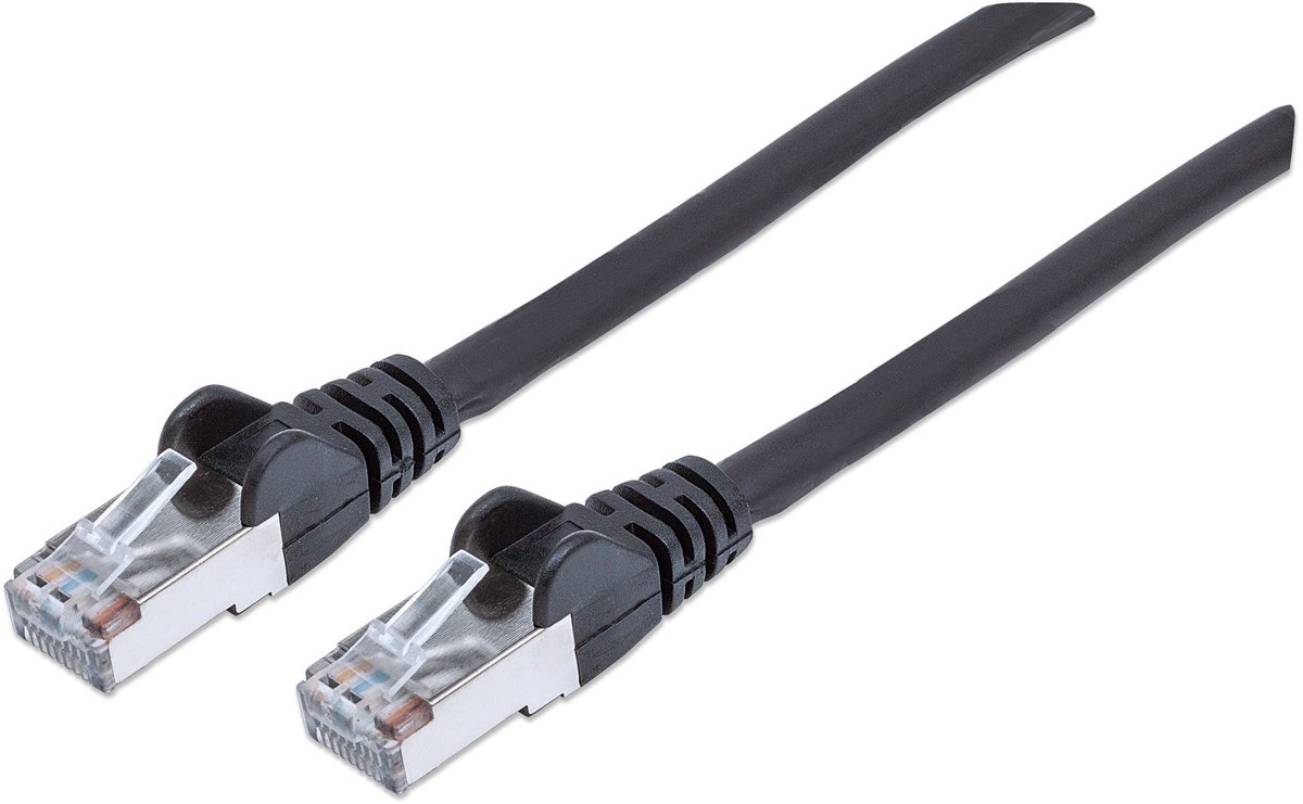 CAT6 sFTP kabel 20 meter Zwart