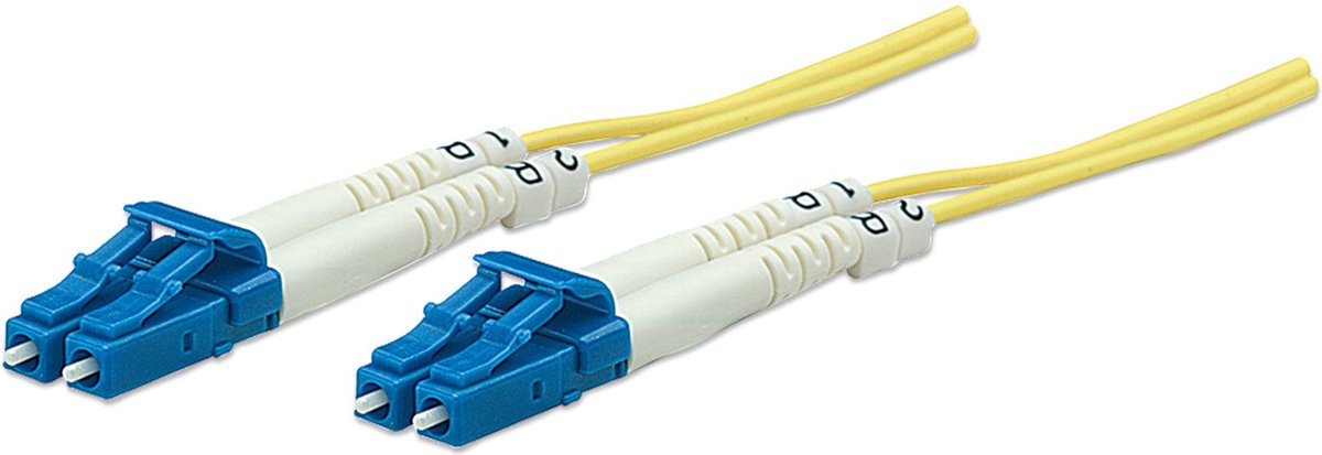 Intellinet - 750004 - Glasvezel - kabel - 2 m - LC - Geel