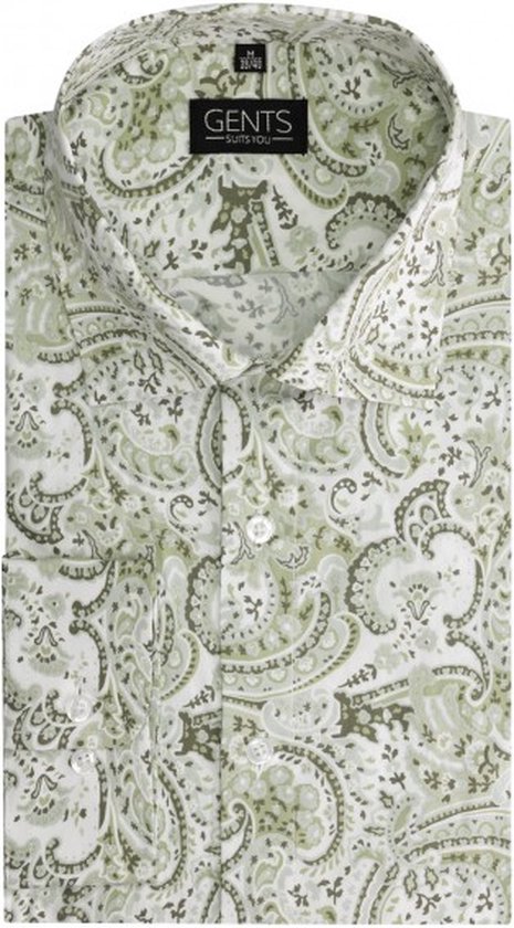 Hommes - Paisley vert - Taille XL