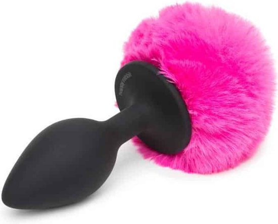 Plug anal avec queue de fourrure Pink Large