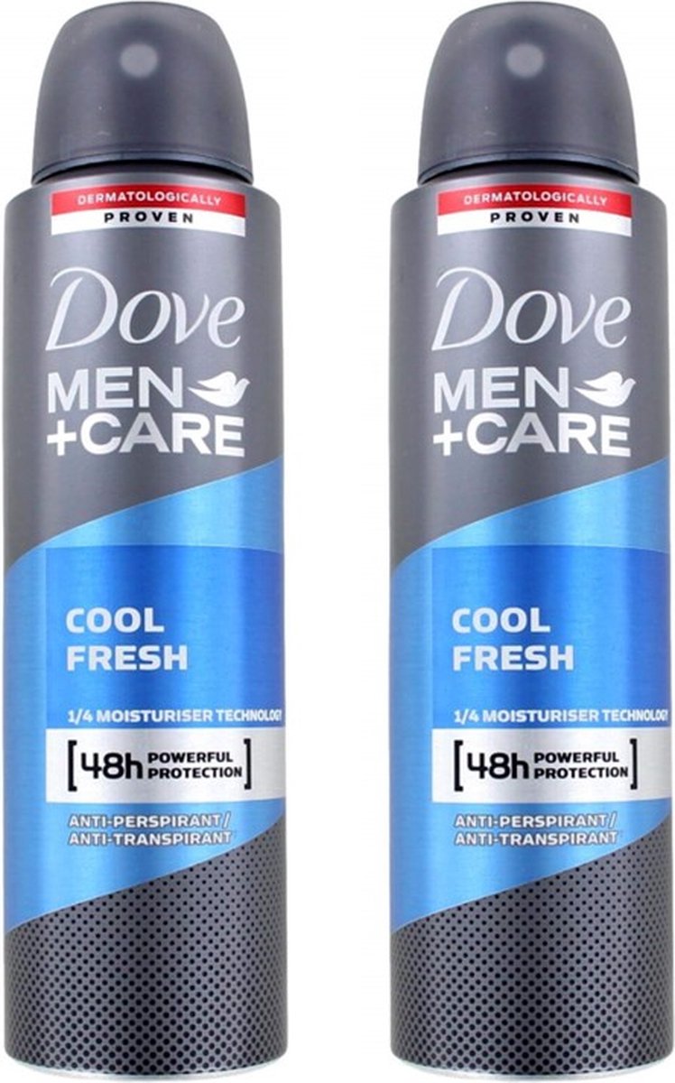 Goedkoopste Dove Deo Spray Men - Cool Fresh - 2 x 150 ml