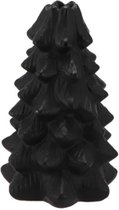 Jada black x-mas tree candle holder 15x10cm