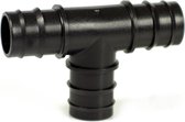 Pièce en T Irritec 25x25x25 mm (sachet de 10 pièces) - pièce de raccordement tuyau d'eau ou tuyau PE - raccord de tuyau - insert