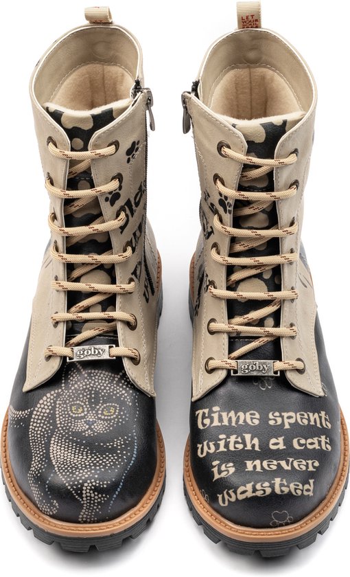 GOBY - Pitty Catty - Bottes pour femmes - Boot - Bottes femmes - Ladies boots - Ladies boots - Long boots - Handmade - Taille 38