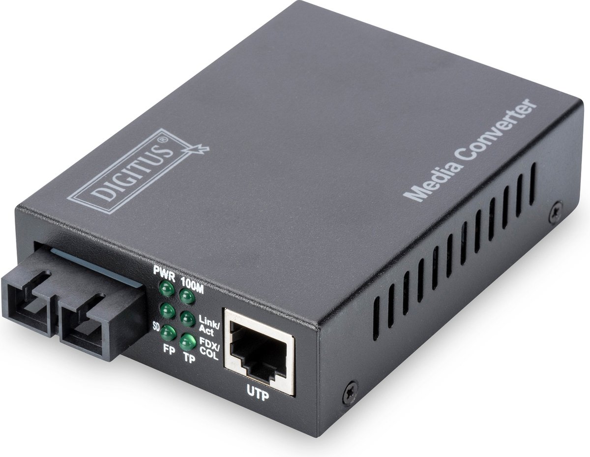 Digitus DN-82020-1 Netwerk mediaconverter LAN, SC Simplex 100 MBit/s