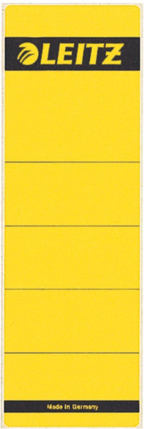 Leitz rugetiketten formaat 61 x 191 cm geel - Leitz