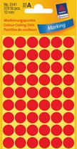 Label privé Avery 3141 Round Label 12mm Red