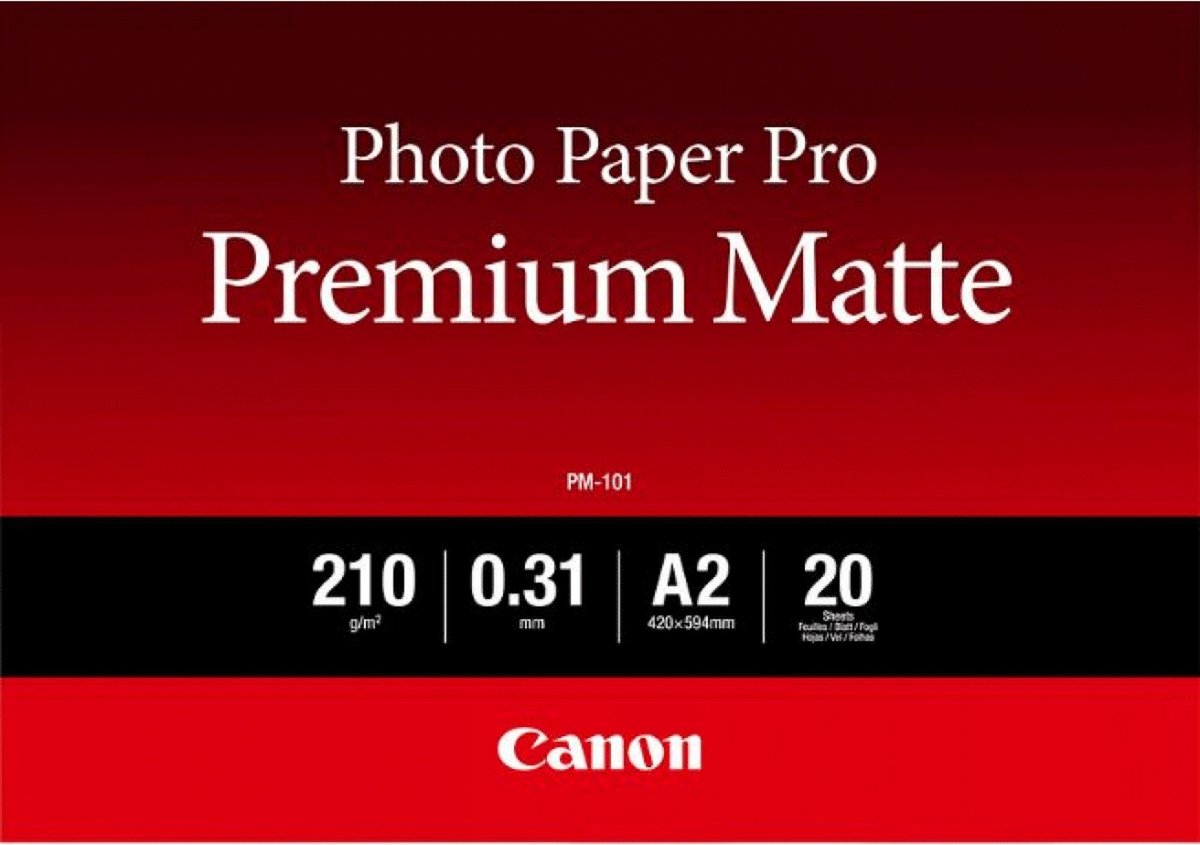 Canon 8657B017 pak fotopapier A2 Wit Mat