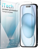 Geschikt voor iPhone 15 Screenprotector Tempered Gehard glas - 2 stuks screen protector
