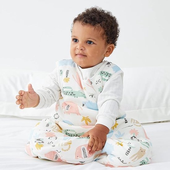 Slaapzak met Mouwen en Pijpen voor Baby's - 1,5 TOG Uniseks Slaapzak voor het Hele Jaar