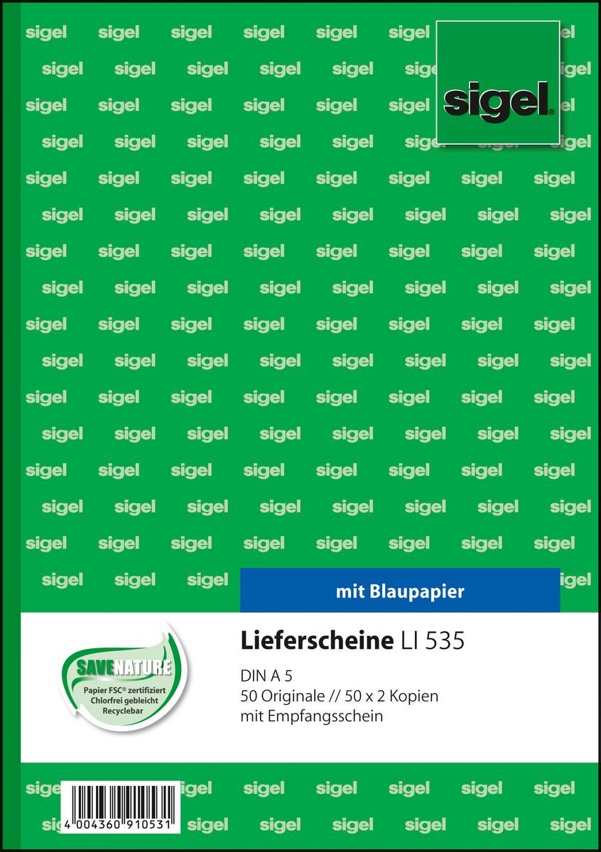 LI535 - 150 sheets - A5 - Green - Pink - White