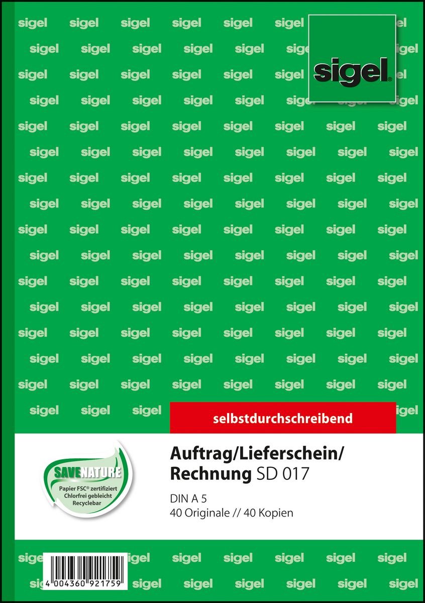 SD017 - 80 sheets - A5 - Green