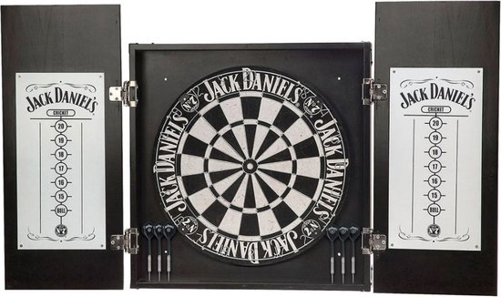 Foto: Jack daniel s old no 7 dartbord kast set