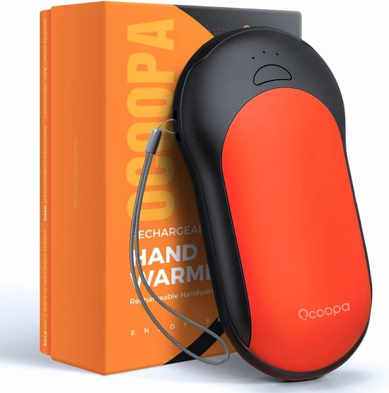 Power bank 10000 mAh avec fonction Heat (45-60 C°) - OCOOPA H01 Orange -  Chauffe-mains