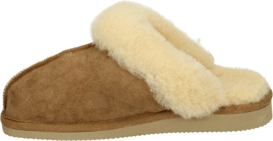 Shepherd Jessica Dames Pantoffels - Chestnut - Maat 40