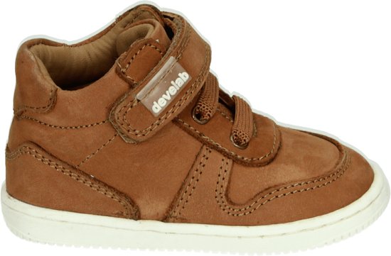 Develab 45831 Hoge sneakers - Jongens - Cognac - Maat 21