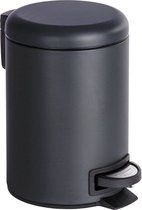Wenko, pedaalemmer, Leman Cosmetica Emmer 5.0, zwart, 21x24x28 cm