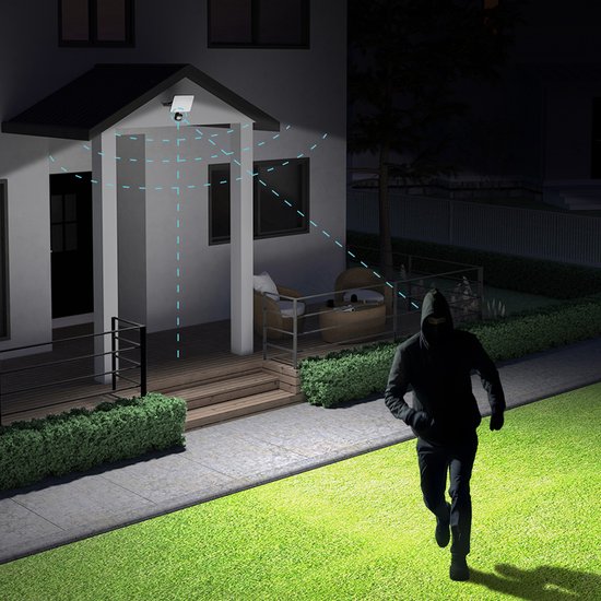Calex Smart Outdoor Straler - Slimme LED Schijnwerper - LED Floodlight met bewegingssensor - Voor buiten - 24W