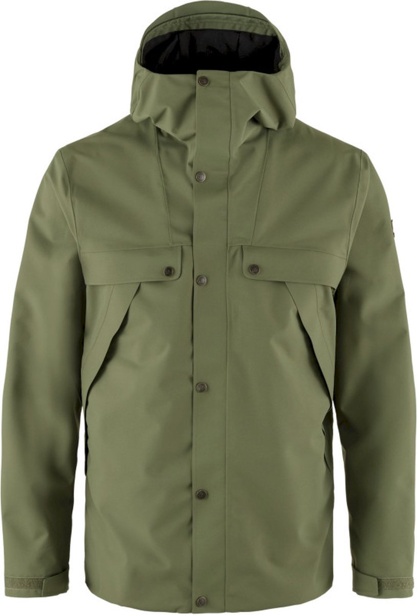 Fjällräven Övik Hydratic Jacket Regenjas Heren XL Groen