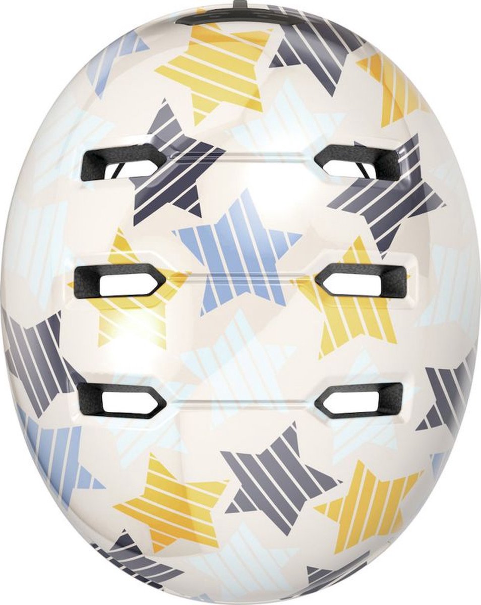 Abus Skurb Kid - Fietshelm - Kinderen Grey Stars M (50 - 55 cm)