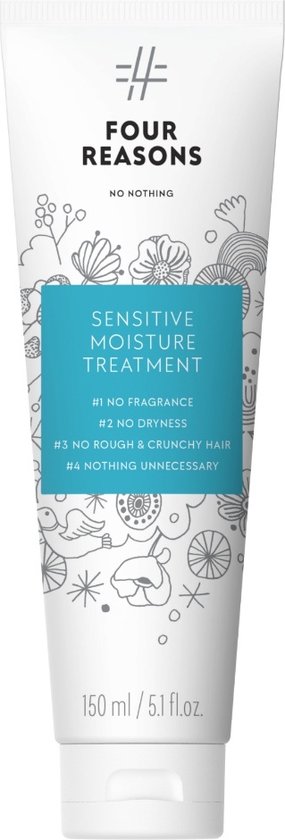 Four Reasons - No Nothing Sensitive Moisture Treatment - 150 ml - Voor de gevoelige hoofdhuid - Zonder parfum!