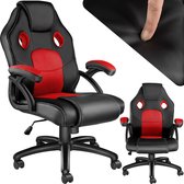 tectake® - bureaustoel gamingchair - luxe burostoel kantoorstoel - racingstoel burostoel gamestoel Mike - zwart/rood