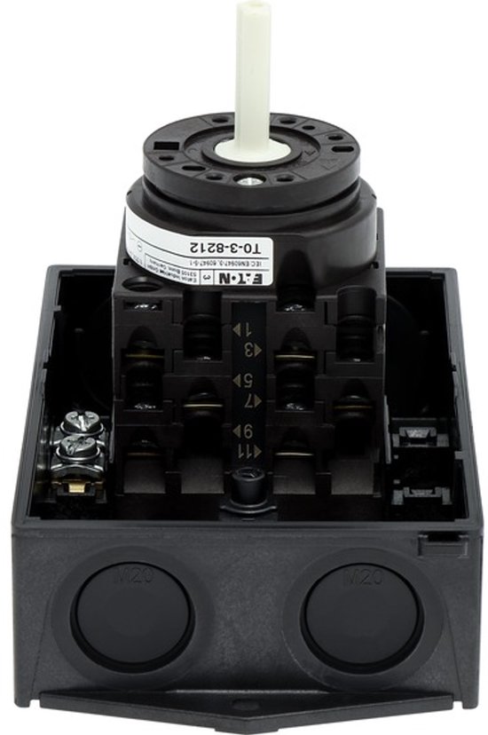 Eaton T0-3-8212/I1 Commutateur à cames 20 A 2 x 60 ° gris, noir 1 pc(s)