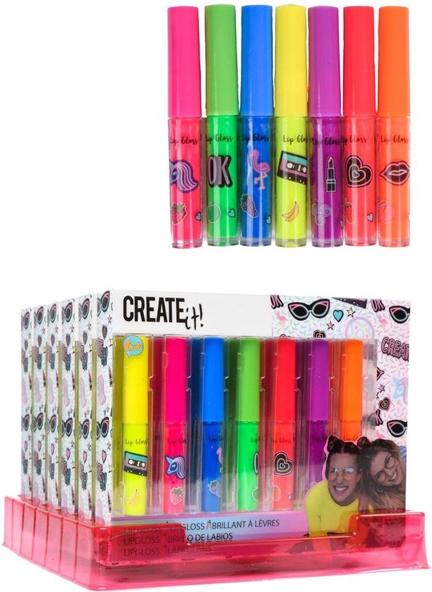 Create It! Lipgloss Meisjes 16 Cm 7 Stuks