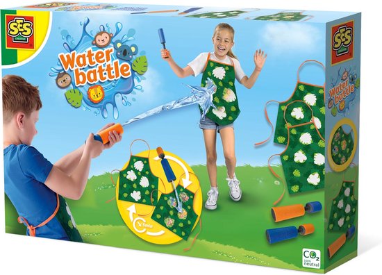 SES - Water battle - Verborgen dieren - inclusief watergevoelige schorten en water spuiten