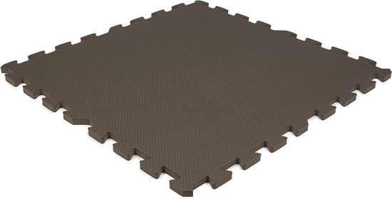 Speelmat foam | Per 1,54m² | Taupe | Dikte 12mm |4 tegels | Eva foam