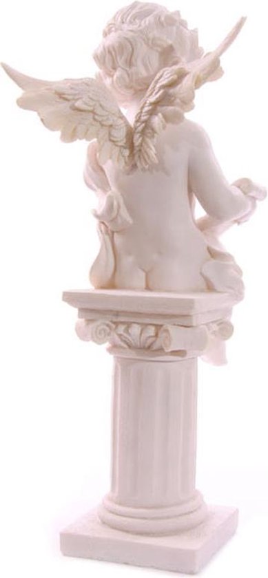 Sculpture - Engel - Chérubin assis sur un pilier -
