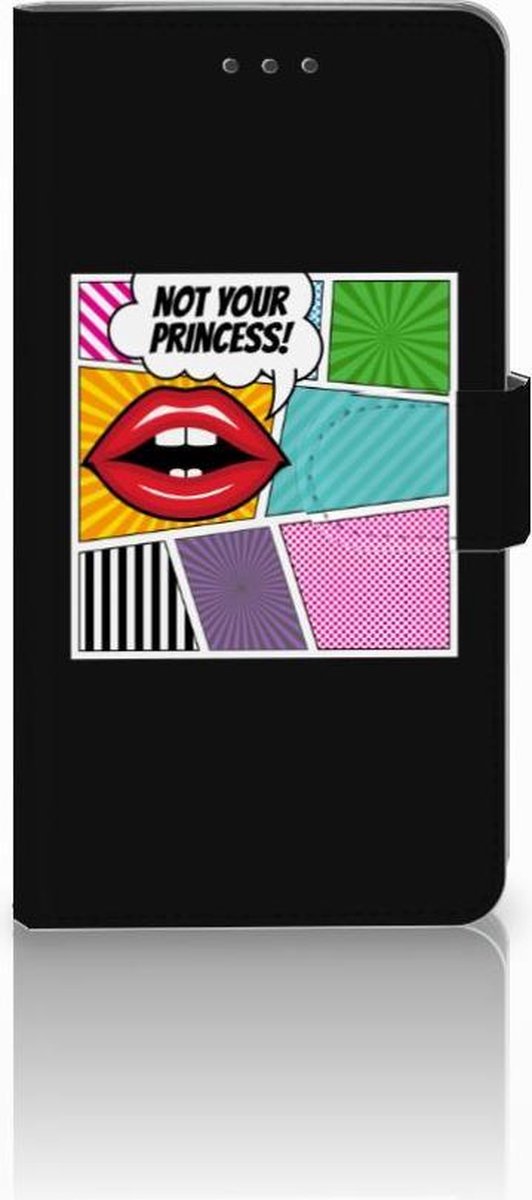 Samsung Galaxy J7 2016 Wallet Case met Pasjes Popart Princess