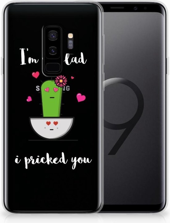 Samsung Galaxy S9 Plus Telefoonhoesje met Naam Cactus Glad