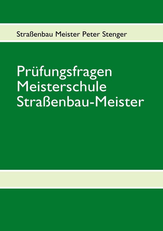 Prüfungsfragen Straßenbau Meister - cover