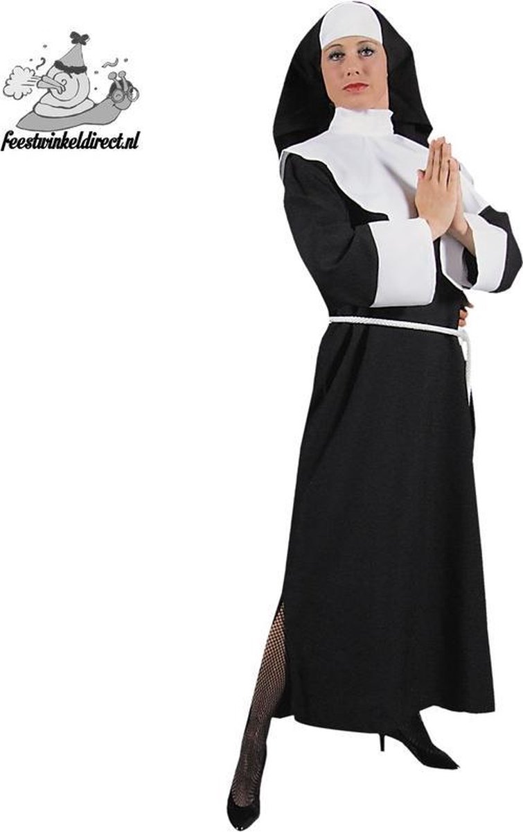 Magic Design Verkleedjurk Non Dames Polyester Zwart/wit Maat M