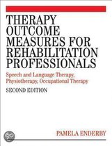 Therapy Outcome Measures For Rehabilitation Professionals