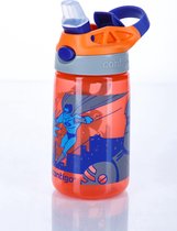 Contigo Gizmo Flip Drinkbus - Kids - Autospout - 420 ml - Nectarine Superhero - Rood/Blauw