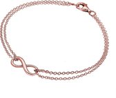 Elli Armbanden 925 Sterling Zilver roségoud verguld Oneindigheidsteken