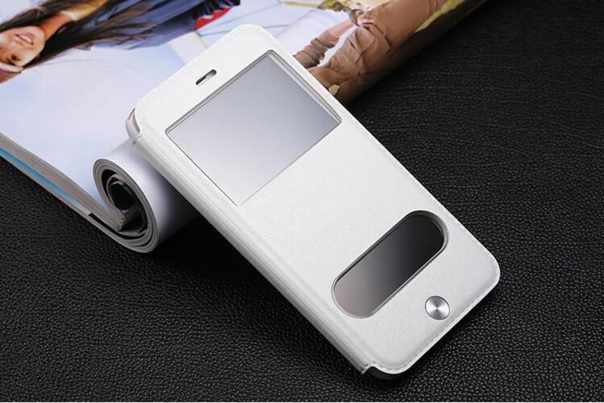 Dubbele View Cover voor iPhone 6 Plus (5.5-inch) – Wit