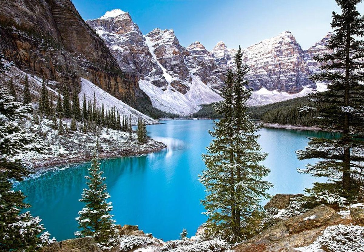 Castorland The Jewel of the Rockies, Canada – Puzzel – 1.000 stukjes – Satijnen afwerking – Perfecte pasvorm – Europese kwaliteit — afbeelding 2