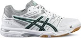 Asics Gel-Rocket 7 Sportschoenen - Maat 35.5 - Vrouwen - Wit/grijs/zwart