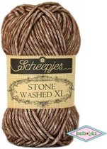 Scheepjes Stone Washed XL 50 gr - 862 Brown Agate