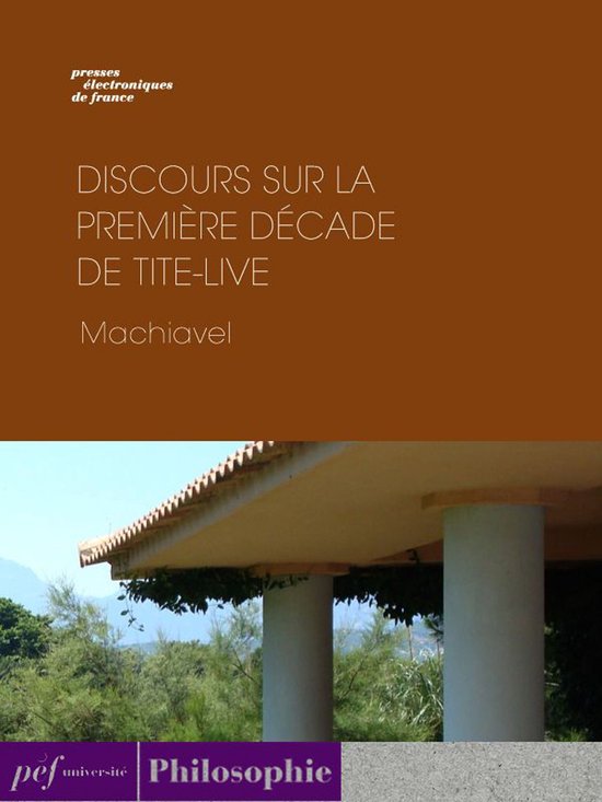 Discours sur la première décade de Tite-Live - cover