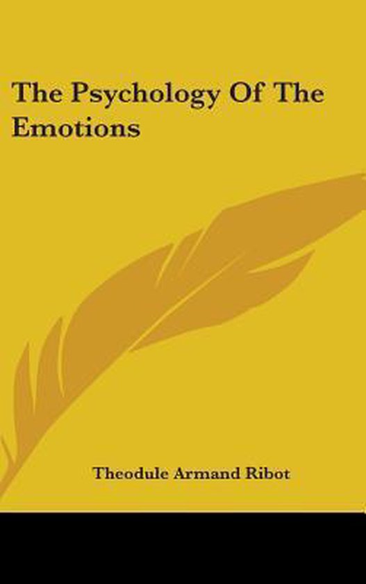 The Psychology Of The Emotions - cover