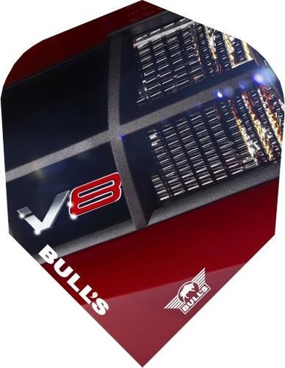 Bull's Powerflite V8 Dart Flights - No.2 - 100 Micron