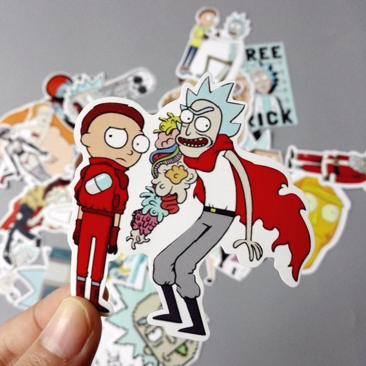Skateboard Stickers Rick And Morty Stickers For Laptops, Skateboards & More - Choose Your Favorite Designs, Fun Cartoon Decals - Foto 10
